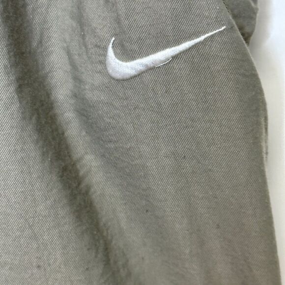 Vintage 90's Nike Button Down Athletic Pant Khaki Size XXL - Picture 8 of 9